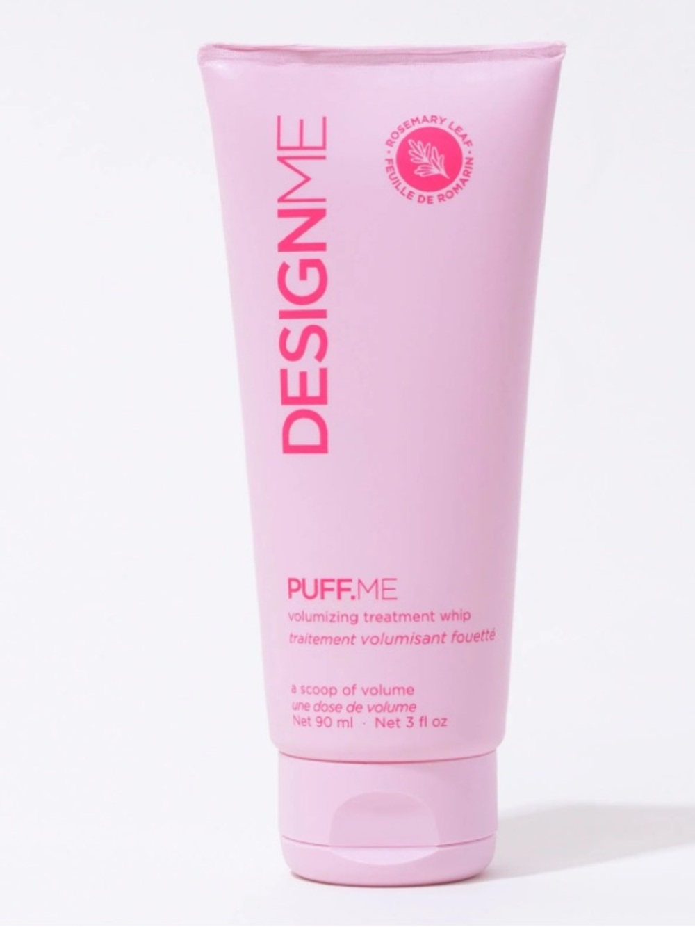 DESIGNME PUFF.ME Volumizing Treatment Whip - Pink. SEALED. 3 fl oz